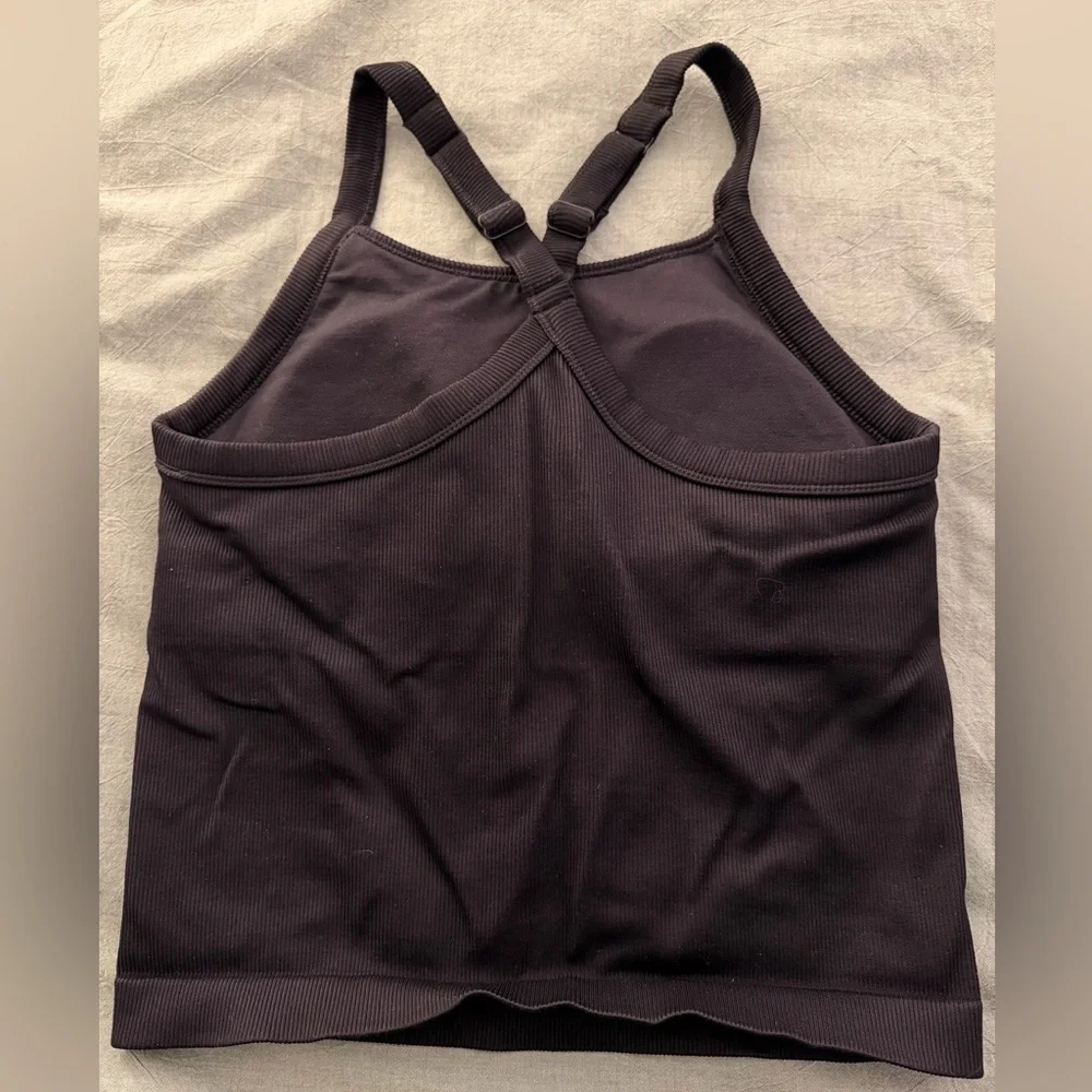 Alo Seamless Ribbed Favorite Full Length Bra Tank - Picture 9 of 10